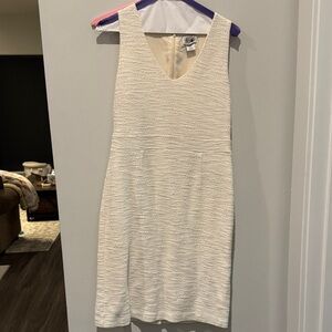 Off white sleeveless dress